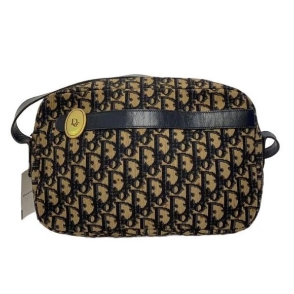 Dior Handbags - Dior Black and Tan Shoulder Bag